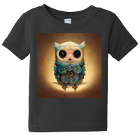 This Happy Owl 55 Baby Tee | Artistshot