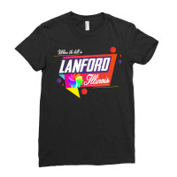 Lanford, Il From Roseanne Ladies Fitted T-shirt | Artistshot