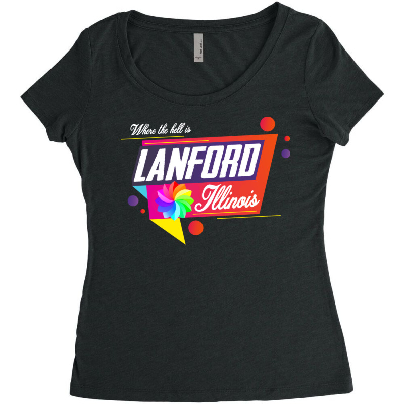 Lanford, Il From Roseanne Women's Triblend Scoop T-shirt by nadiehirlok | Artistshot