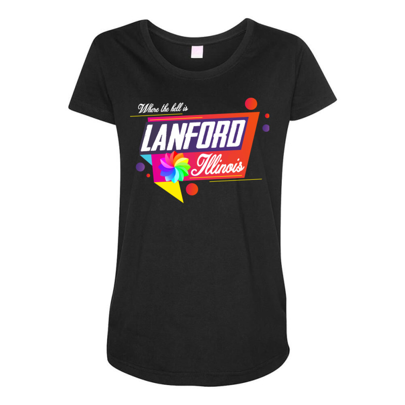 Lanford, Il From Roseanne Maternity Scoop Neck T-shirt by nadiehirlok | Artistshot