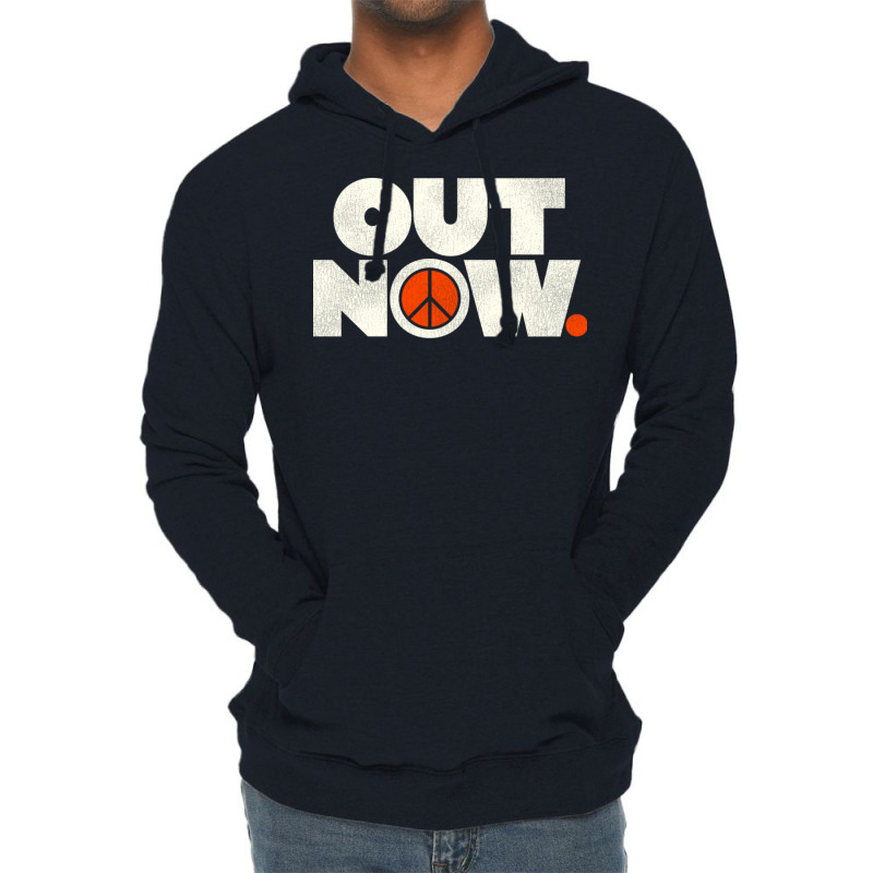 Out Now Anti Vietnam War Protest Lightweight Hoodie | Artistshot