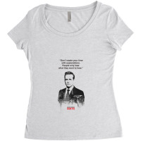 Harvey Quotes   Dont Waste Your Time Women's Triblend Scoop T-shirt | Artistshot