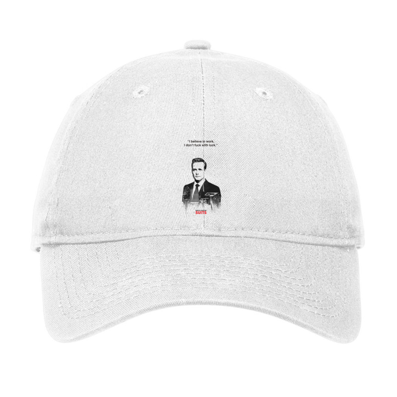 Harvey Quotes   I Believe In Work Adjustable Cap by Ameduw | Artistshot