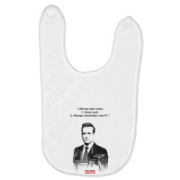 Harvey Quotes   Life Has Two Rules Baby Bibs | Artistshot