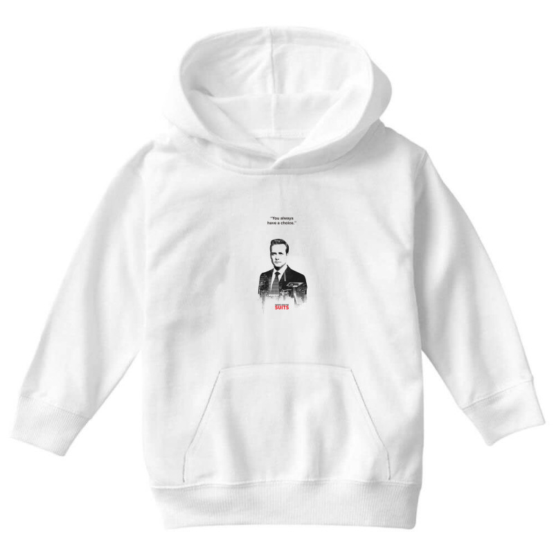 Harvey Quotes   You Always Have A Choice Youth Hoodie by Ameduw | Artistshot