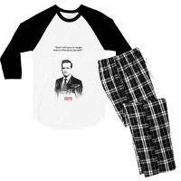 Harvey Quotes  Work Until Men's 3/4 Sleeve Pajama Set | Artistshot