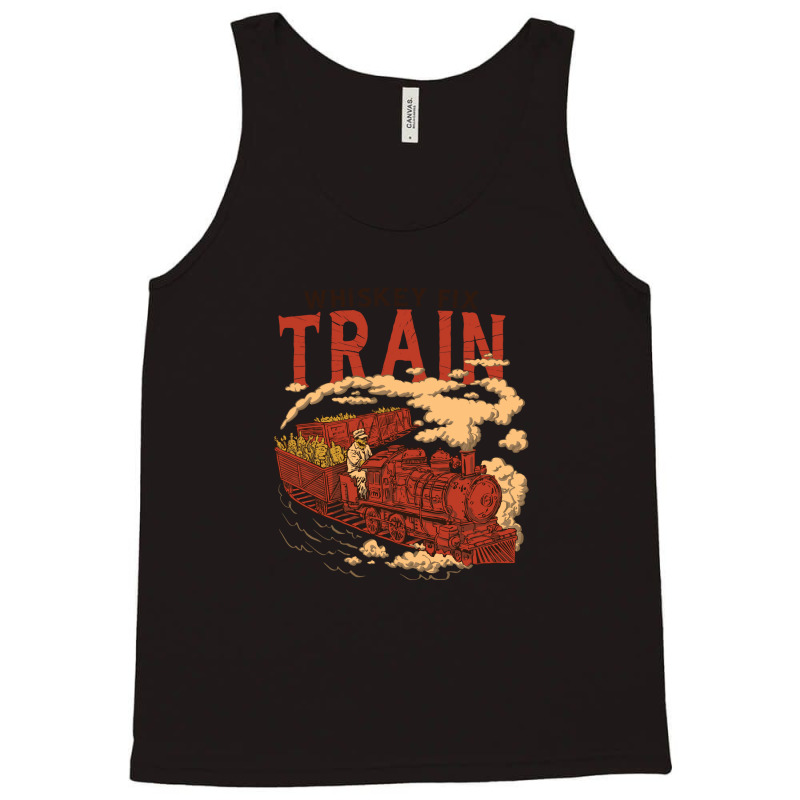 Whiskey Train Tank Top by trustedart | Artistshot