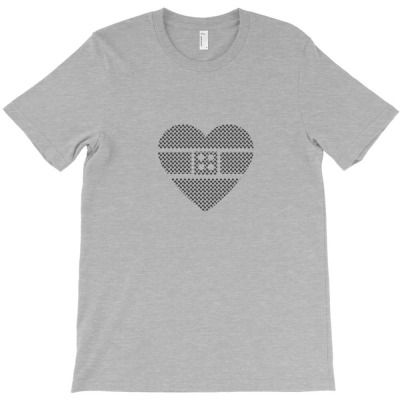 Dotted Heart T-shirt Designed By Sanjana Budana