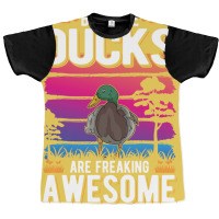 Duck Gift Breeder Retro Tumblr Graphic T-shirt | Artistshot