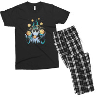 Wizard Juggling Plane Men's T-shirt Pajama Set | Artistshot