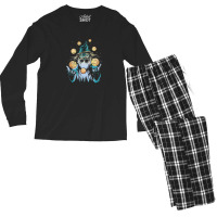 Wizard Juggling Plane Men's Long Sleeve Pajama Set | Artistshot