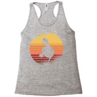 Duck Retro Vintage Sunset Distressed Nostalgia Racerback Tank | Artistshot