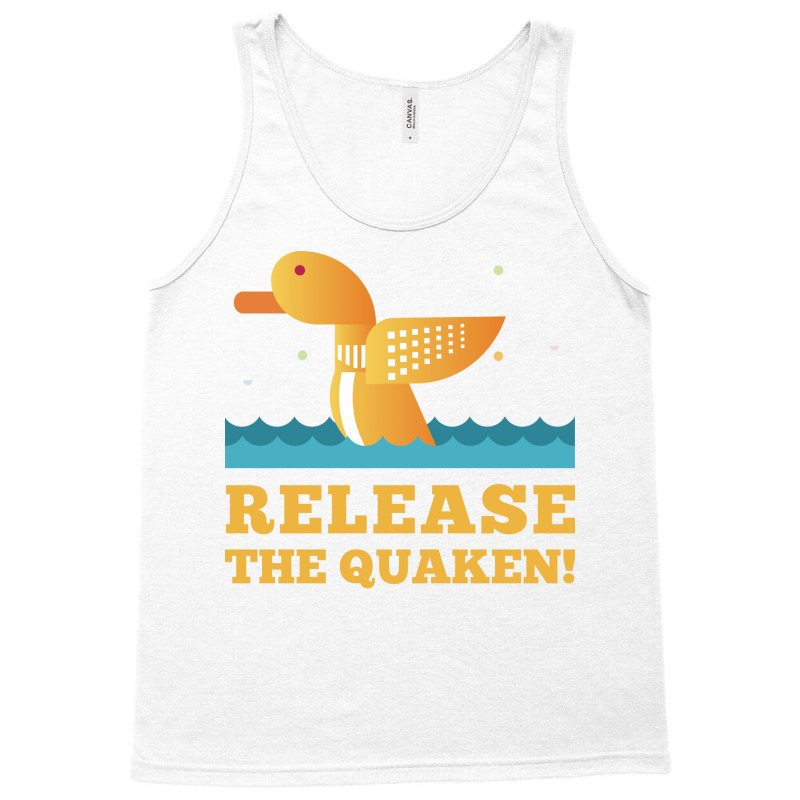 Quack Release The Quaken Blau Tank Top by atitikanokok | Artistshot