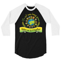 Climate Environment Environmental Protection Natur 3/4 Sleeve Shirt | Artistshot