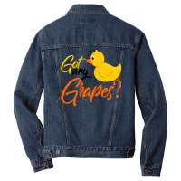 Got Any Grapes The Duck Song Men Denim Jacket | Artistshot