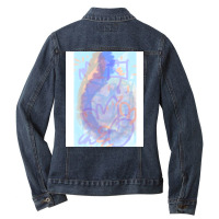 Calm Catastrophe Red Ladies Denim Jacket | Artistshot