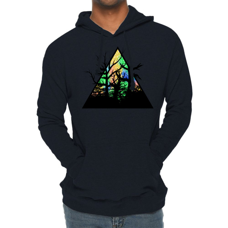 Dead Forest Aurora Hipster Lightweight Hoodie | Artistshot