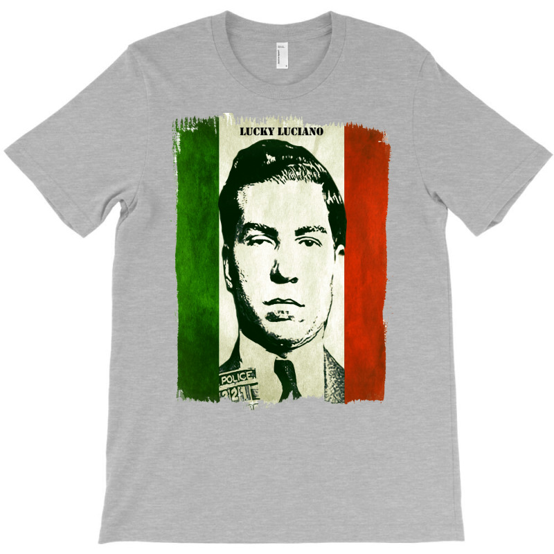 Lucky Luciano Italy Flag T-shirt | Artistshot