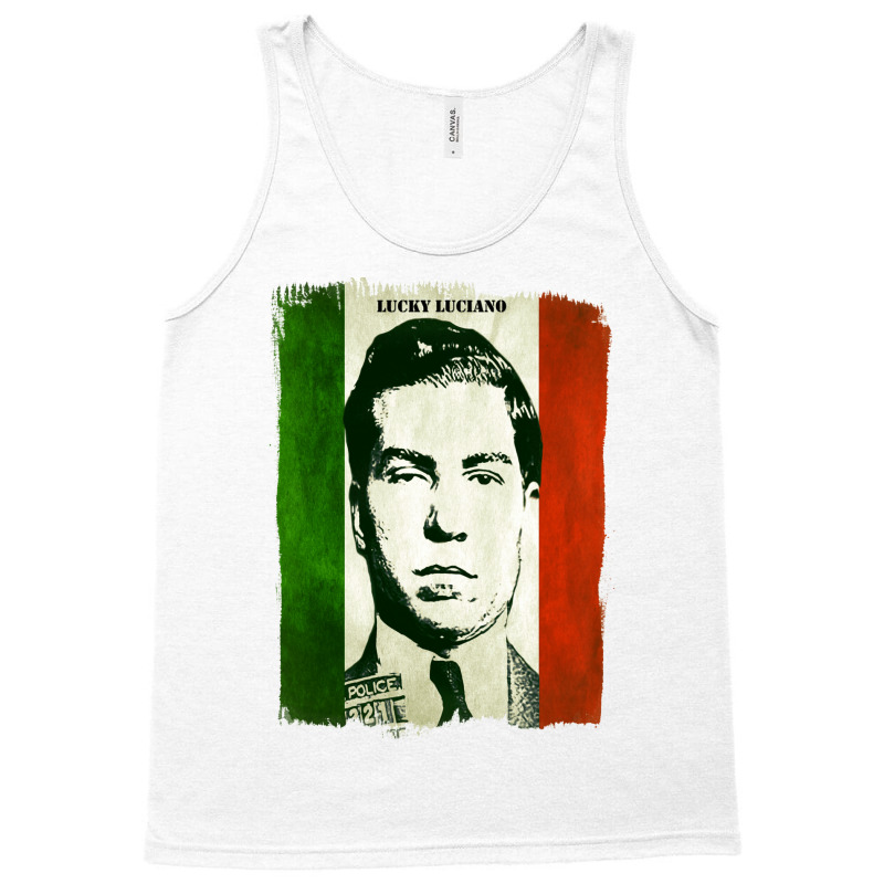 Lucky Luciano Italy Flag Tank Top | Artistshot