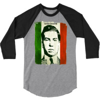 Lucky Luciano Italy Flag 3/4 Sleeve Shirt | Artistshot