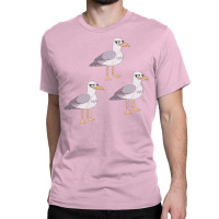 Angry Seagull Bird Bored Birds Funny Quote Classic T-shirt | Artistshot