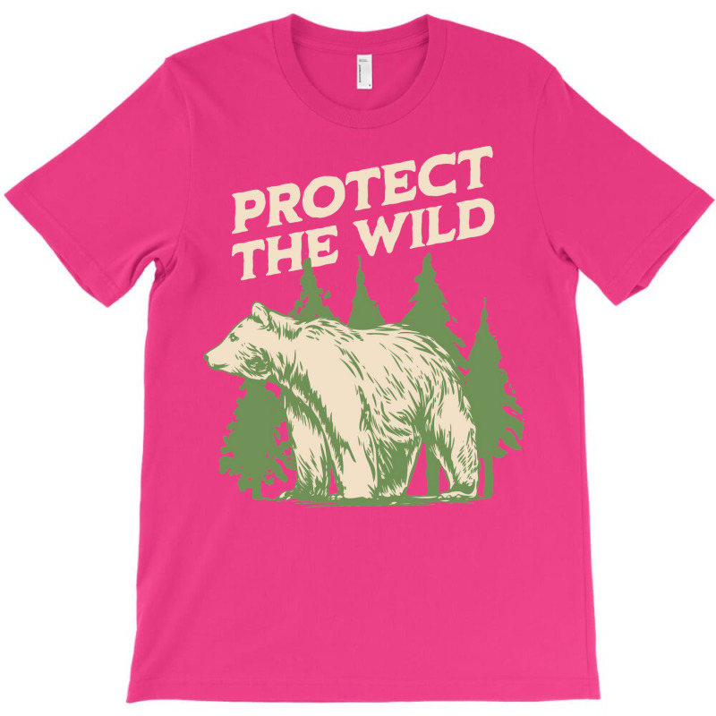 Protect The Wild Red T-Shirt by slibobatrouzn | Artistshot