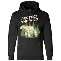 Protect The Wild Red Champion Hoodie | Artistshot