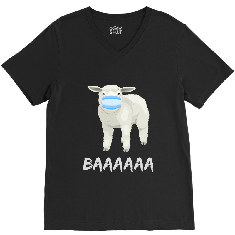 Sheep Or Sheeple Anti Mask Shirt Or Mask V-neck Tee | Artistshot