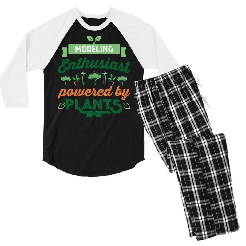 Modeling Enthusiast Powered Aesthetic Men's 3/4 Sleeve Pajama Set | Artistshot