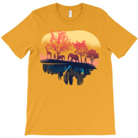 Nature And City Reflection Humor T-shirt | Artistshot