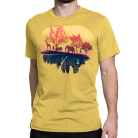 Nature And City Reflection Humor Classic T-shirt | Artistshot