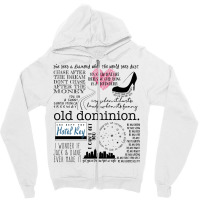 Old Dominion Lyrics Zipper Hoodie | Artistshot