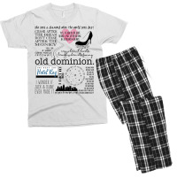 Old Dominion Lyrics Men's T-shirt Pajama Set | Artistshot