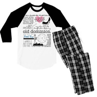 Old Dominion Lyrics Men's 3/4 Sleeve Pajama Set | Artistshot