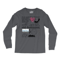 Old Dominion Lyrics Long Sleeve Shirts | Artistshot