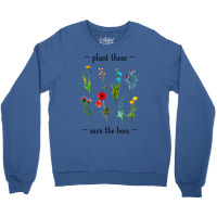 Plant These Save The Bees Watercolor Wildflowers 7 Crewneck Sweatshirt | Artistshot