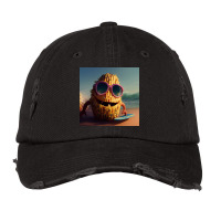 Smiling Corn Creature Vintage Cap | Artistshot