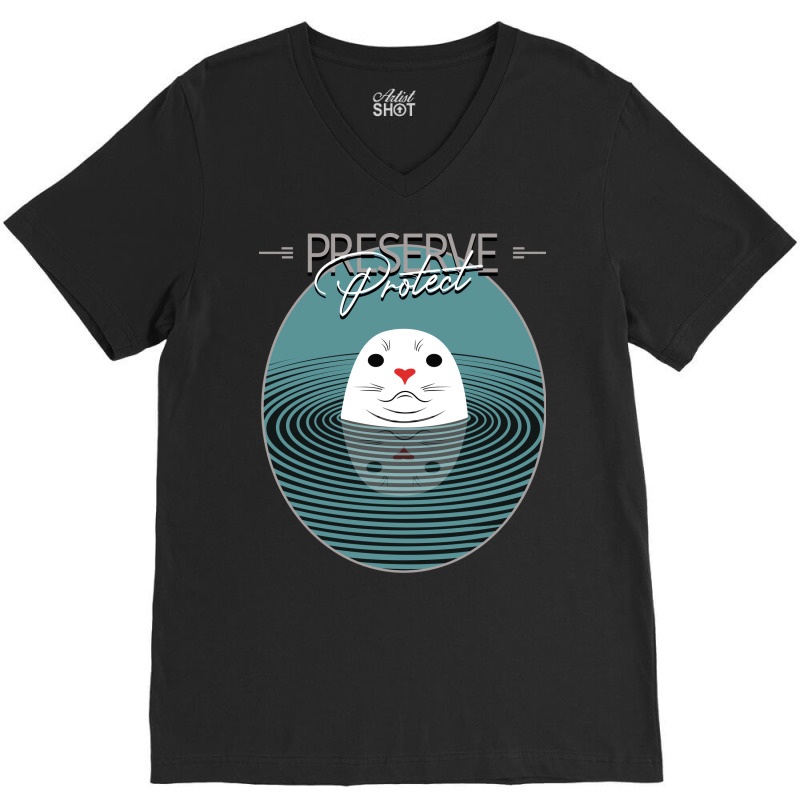 Preserve And Protect Music V-neck Tee | Artistshot