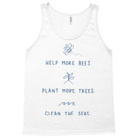 Save The Bees Yellow Tank Top | Artistshot