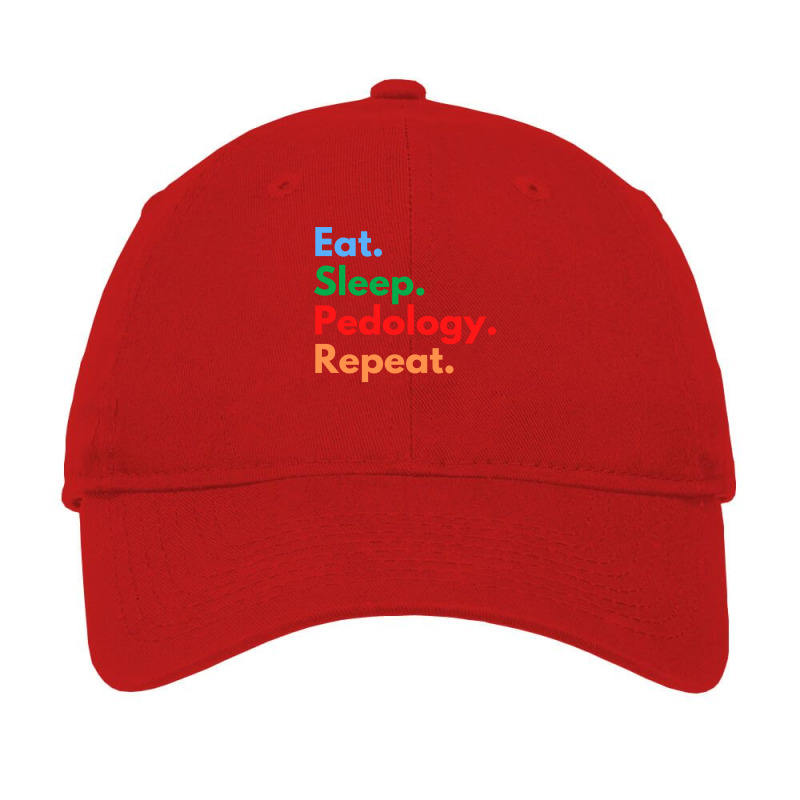 Eat Sleep Pedology Repeat Green Adjustable Cap by karkelarifv | Artistshot