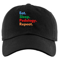 Eat Sleep Pedology Repeat Green Kids Cap | Artistshot