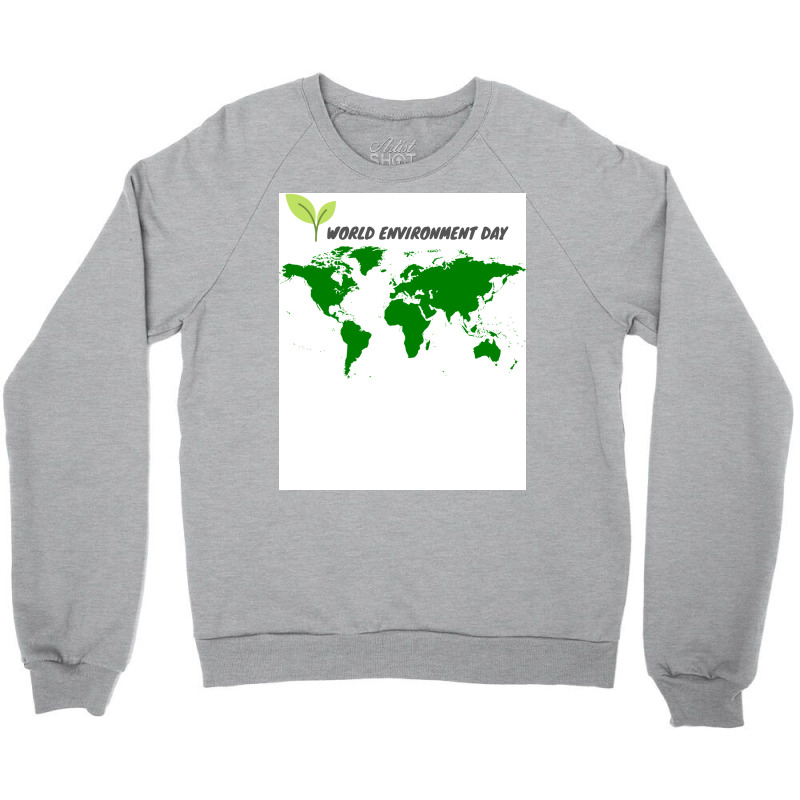 World Environment Day Hippie Crewneck Sweatshirt | Artistshot