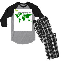 World Environment Day Hippie Men's 3/4 Sleeve Pajama Set | Artistshot