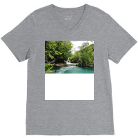 Small Waterfall Humor V-neck Tee | Artistshot