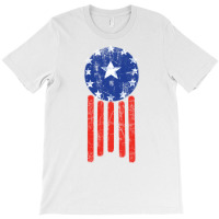 Old World American Flag T-shirt | Artistshot