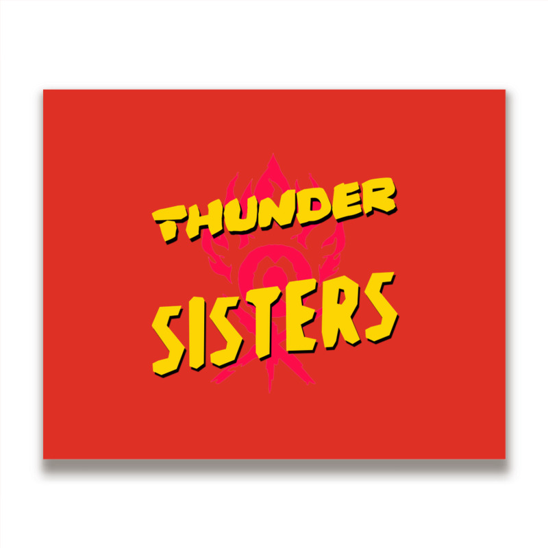 Thunder Sisters From The The Croods A New Age Metal Print Horizontal | Artistshot