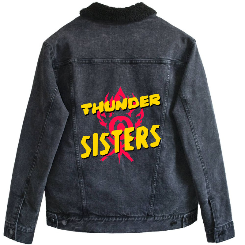 Thunder Sisters From The The Croods A New Age Unisex Sherpa-lined Denim Jacket | Artistshot