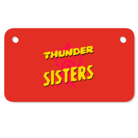 Thunder Sisters From The The Croods A New Age Motorcycle License Plate | Artistshot