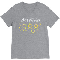 Save The Bees Beekeeper Bee Nature Conservation Hi V-neck Tee | Artistshot