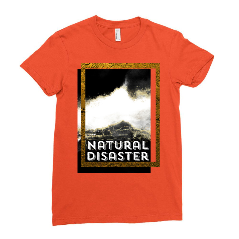 Natural Disaster Yellow Ladies Fitted T-Shirt by zuhaojumba1 | Artistshot